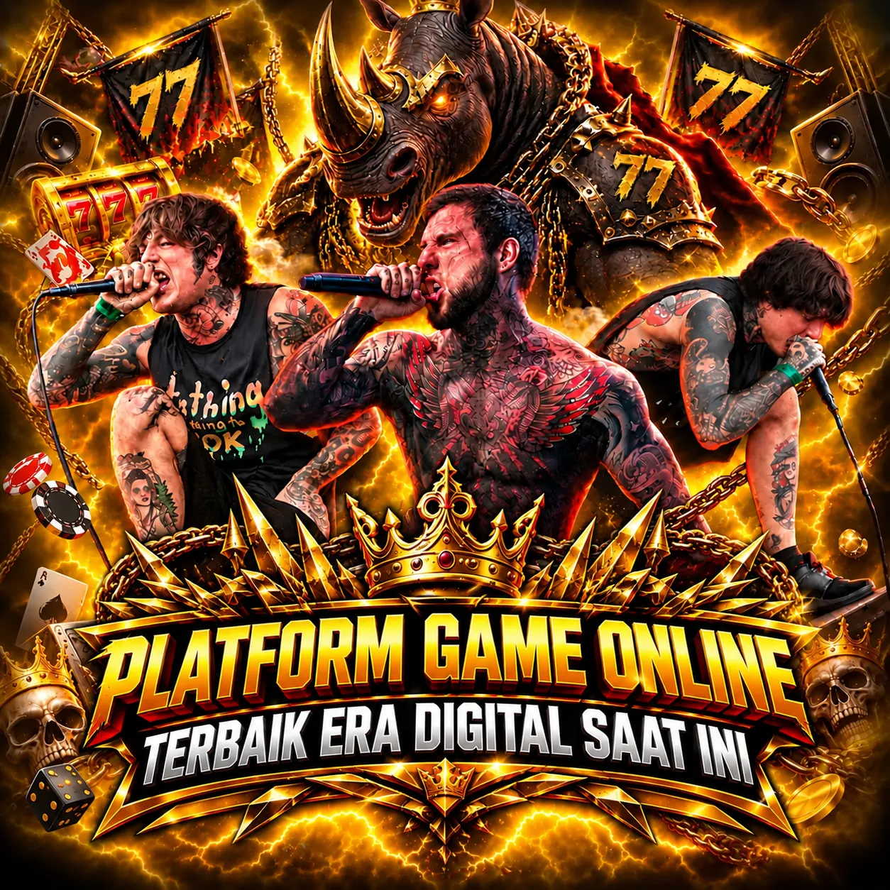 Thumbnail 1 of 3, Poster, Gue123 | Depo 10K Buat Kenalan Dengan Ragam Game Online Seru designed and sold by Gue123.